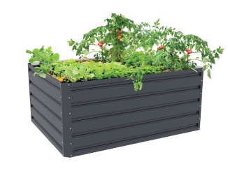 Vyvýšené záhony –  G21 Vyvýšený záhon  Daisy 120 x 90 x 52 cm, plechový, antracitový