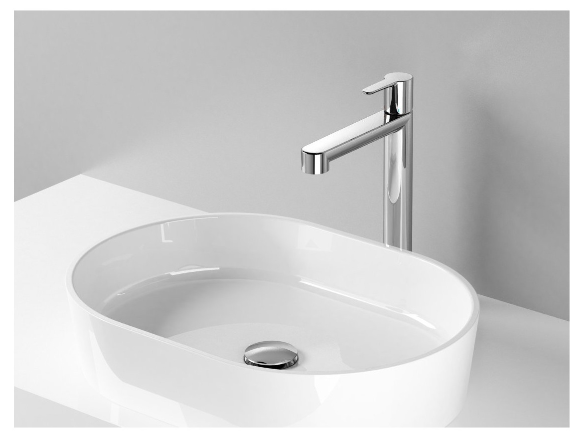 Ravak PU 015.20BLM Umývadlová batéria 322 mm bez odtokovej armatúry, čierna matná