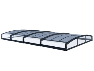 Zastřešení bazénu –  Majorca 8 x 4 m