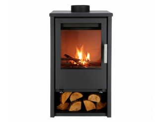 Příslušenství pro Koleno rourové Livin'Flame Smoke černá, 45°, 150 mm
