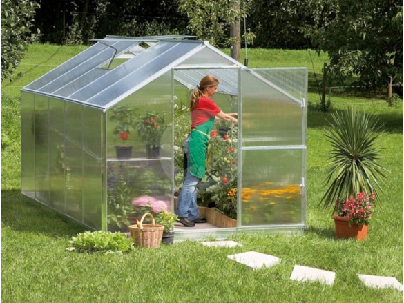 Zahradní skleník z polykarbonátu Gutta Gardentec F