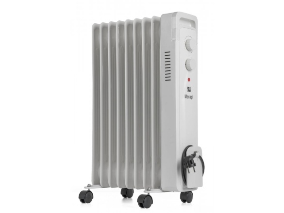 G21 Olejový radiátor  Merapi bílý, 9 žeber, 2000 W