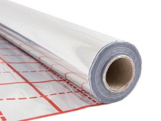 Izolační materiály Gutta –  Floor Reflex strieborná 1,0 x 50 m
