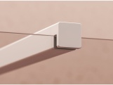 Ravak Walk-In Wall Set 70, bílá matná+transparent