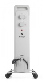 G21 Olejový radiátor  Merapi bílý, 9 žeber, 2000 W