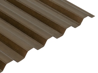 Trapézové desky Palram –  Polykarbonátová trapézová doska Suntuf ST 4000 x 1060 mm bronz