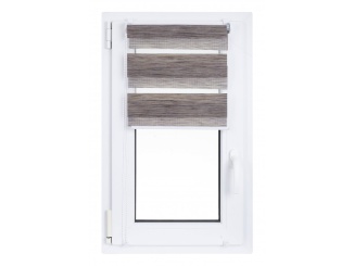 Den a noc –  Decori Wood 150 cm x 81 cm, biela / hnedá