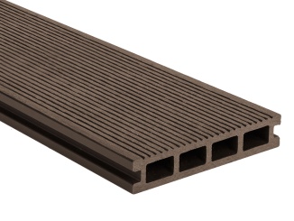 Terasové WPC prkno Gutta Guttadeck 2D light grey, 140 x 25 x 2900 mm