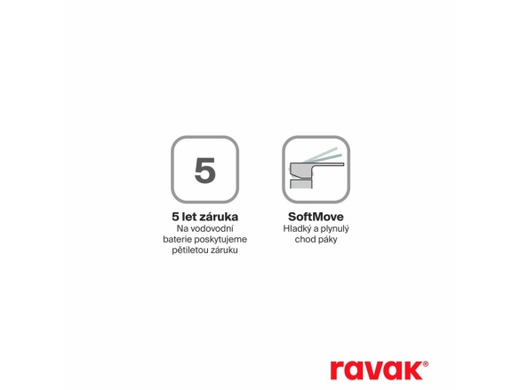 Ravak CL 066.00CR.O1.RB070 Podomietková batéria 1-cestná pre R-box, chróm