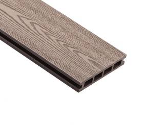 Terasové WPC prkno Gutta Guttadeck 2D light grey, 140 x 25 x 2900 mm
